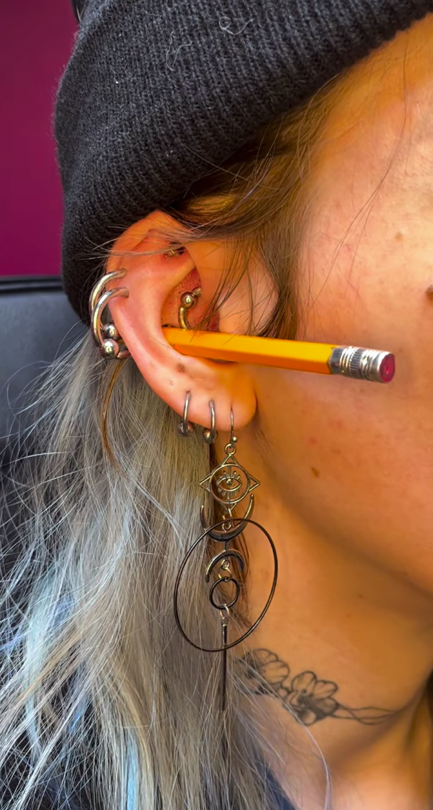 professional piercing guide example